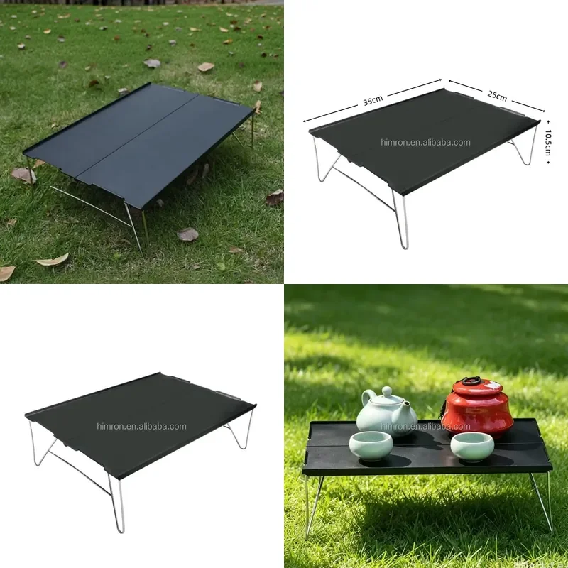 for  Rectangle Modern Design Waterproof Lightweight Folding Aluminum Outdoor Banquet  Camping Picnic Table