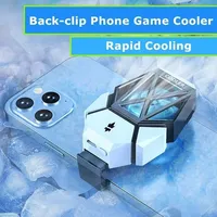Portable Universal Mini Air-cooled Cooling Fan DY08 2 Speed Adjustable PUBG Game Cooler for IPhone Samsung Xiaomi Cool Heat Sink