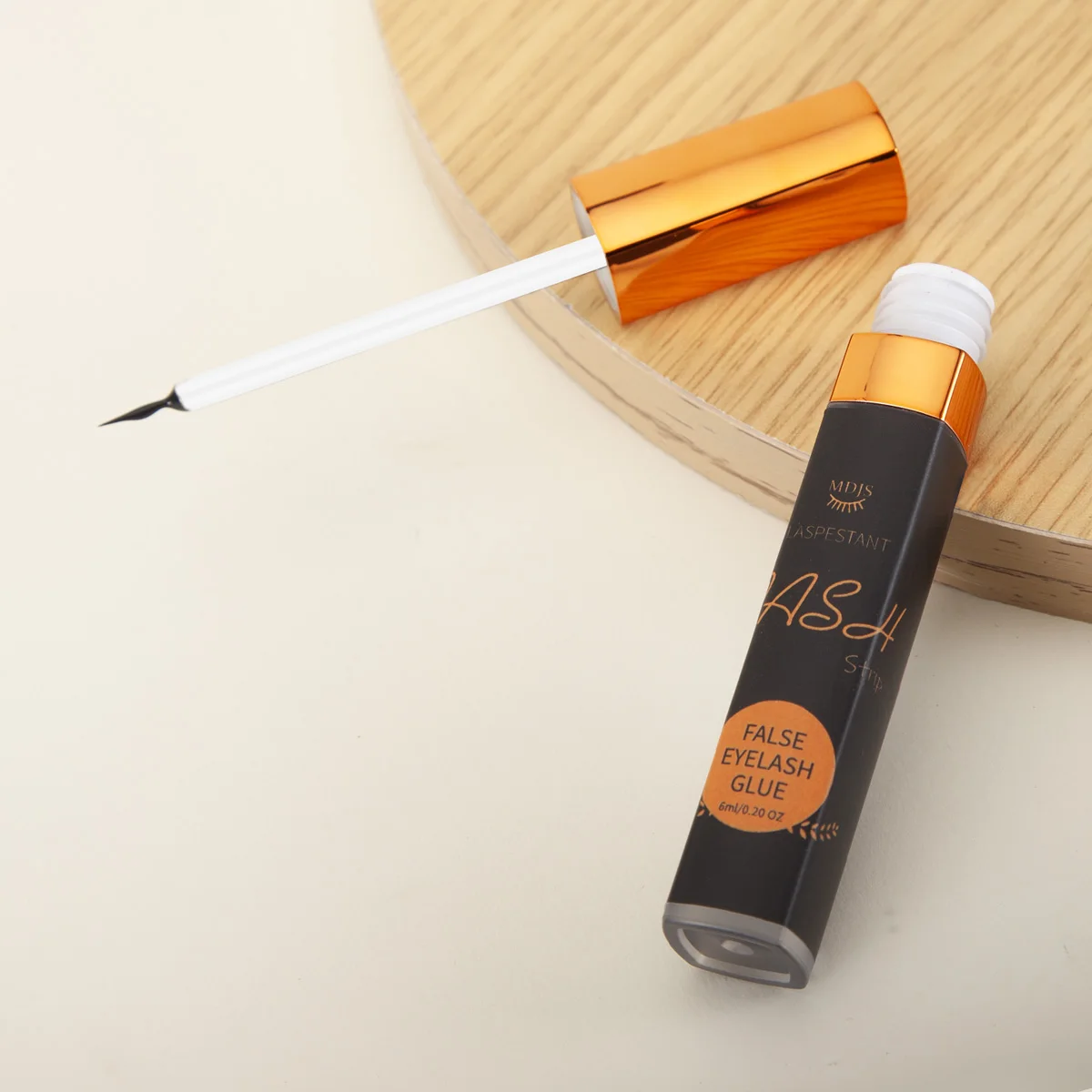 Cola descartável para cílios postiços, duradoura, secagem rápida, suave, sem irritação, sem lesão ocular, palco de noiva, maquiagem diária universal