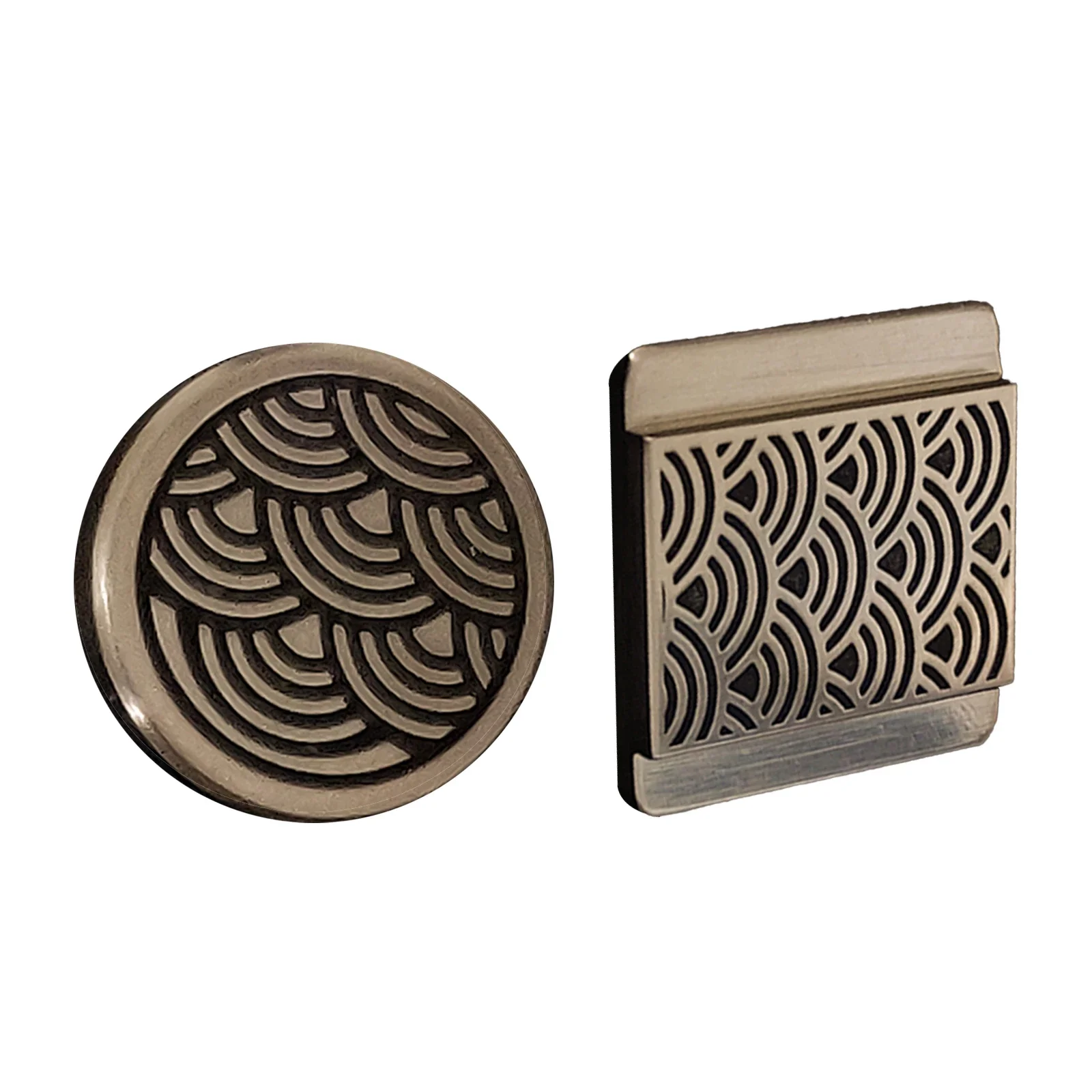 Surfing Shutter Button Hot Shoe Cover, Metal Vintage Brass, Fujifilm, Leica, Nikon, Sony, Minolta, Rollei, Olympus, Hassellad F-1, 1Pc