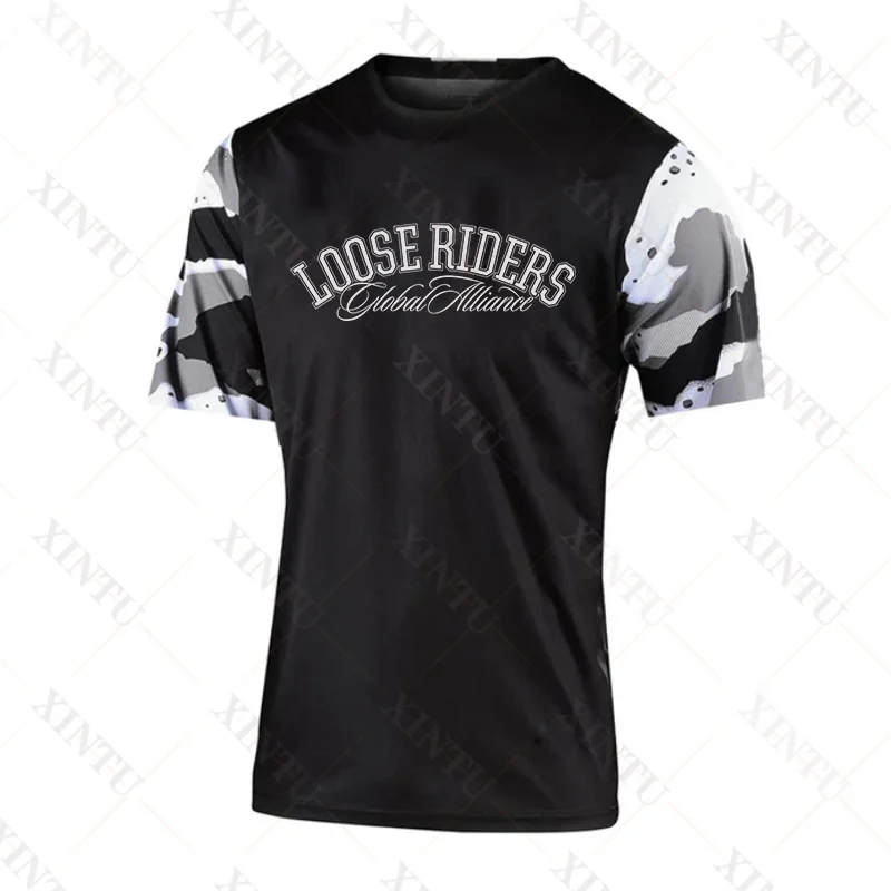 Maglia da ciclismo Mtb a maniche lunghe da uomo Loose Rider BMX Downhill Camiseta Motocross Mx Enduro abbigliamento traspirante