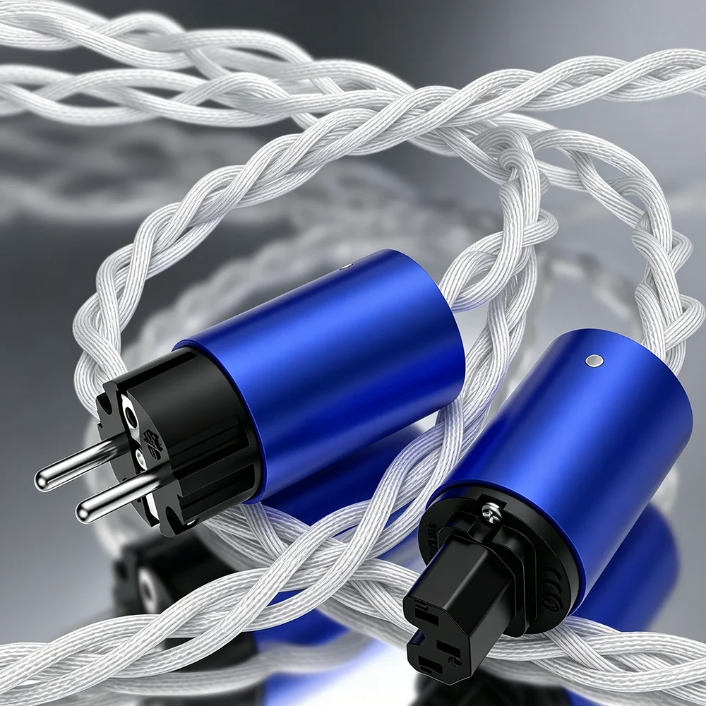 Audiocrast EU US AU Plug Audio-Stromkabel 5N OCC Einkristall-Kupfer für HIFI DAC-Verstärker – Detail 1