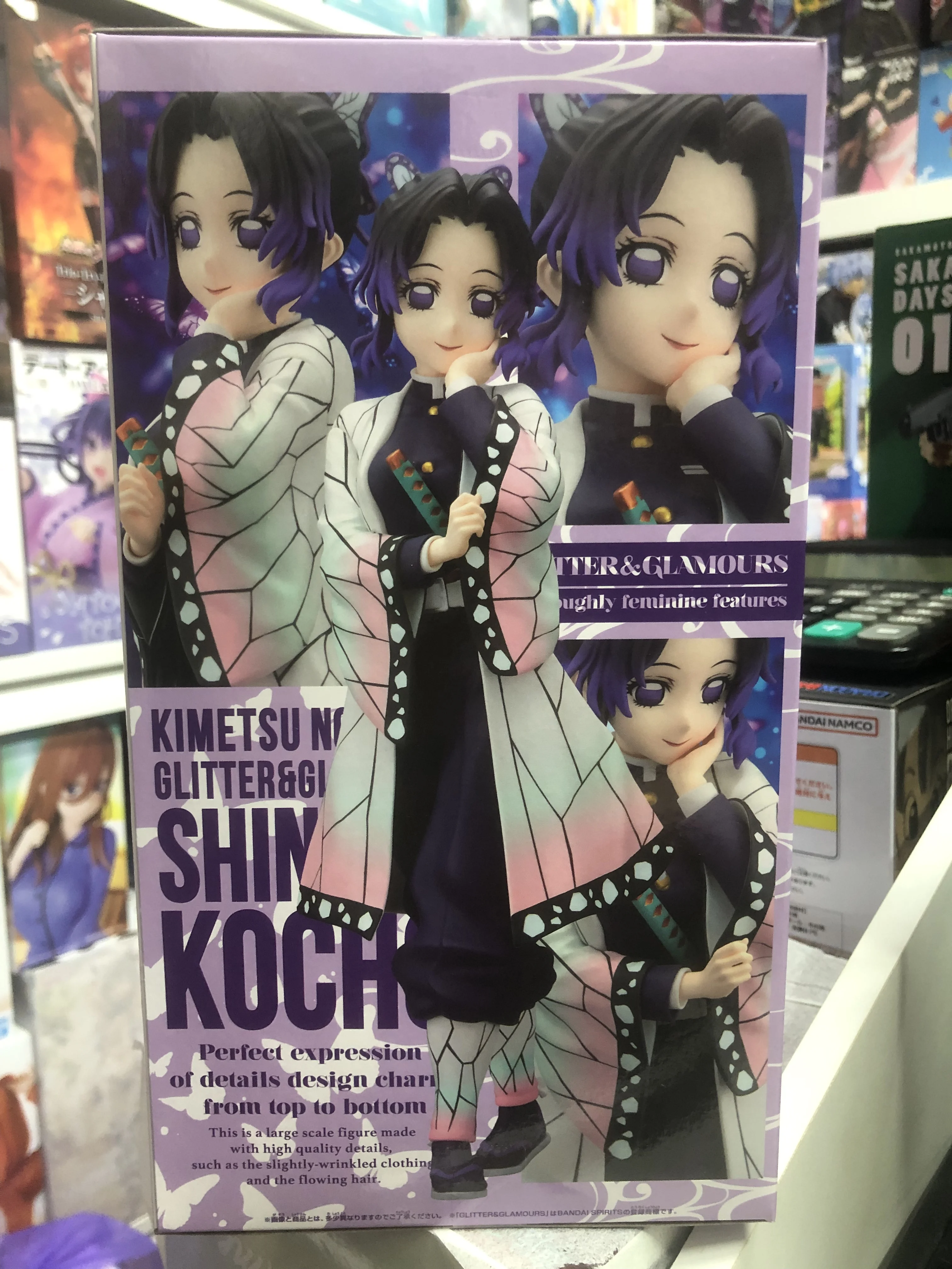 In Magazzino Bandai Originale Banpresto Demon Slayer: Kimetsu no Yaiba Kochou Shinobu Anime Action Figure Modello Figure Giocattoli