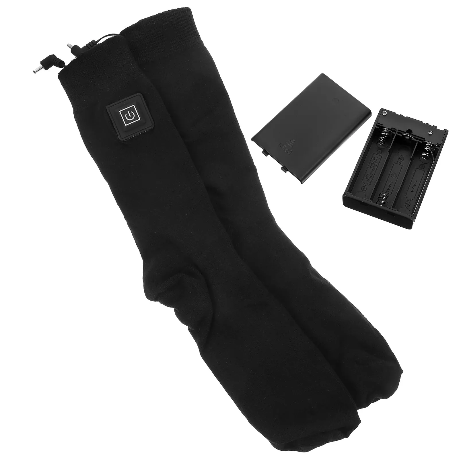 

1Pair Electric Heated Socks for Men Women Winter Outdoor Sports Skiing Hiking Camping Thermal Warm Powered Thick Cotton