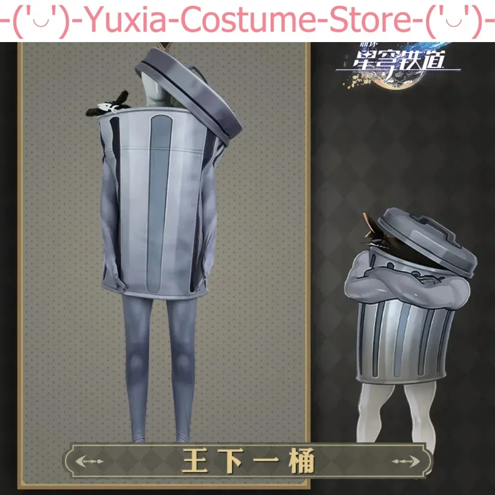 Anime Cosplay Traje de Lordly Trashcan, Trajes de boneca de lixo, Cos Uniforme do Jogo, Hallowen Play Role, Honkai: Star Rail