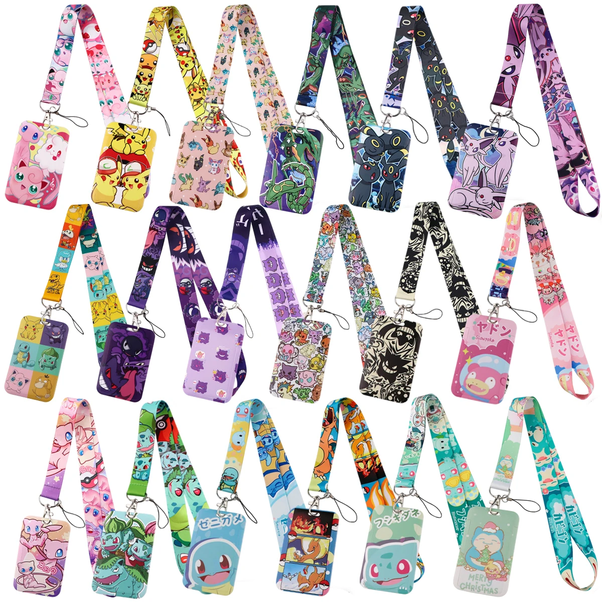 Bonitos cordones de anime con diseño de elfo de videojuego para credenciales, llaves, tarjetas de identificación, accesorios de gimnasio y regalos para amigos