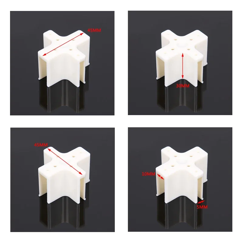 4Pcs Plastic Motor Mount Cross Brushless Motor Base for SunnySky XXD Motor KT Board / SU27 RC Airplane Drone Model Parts