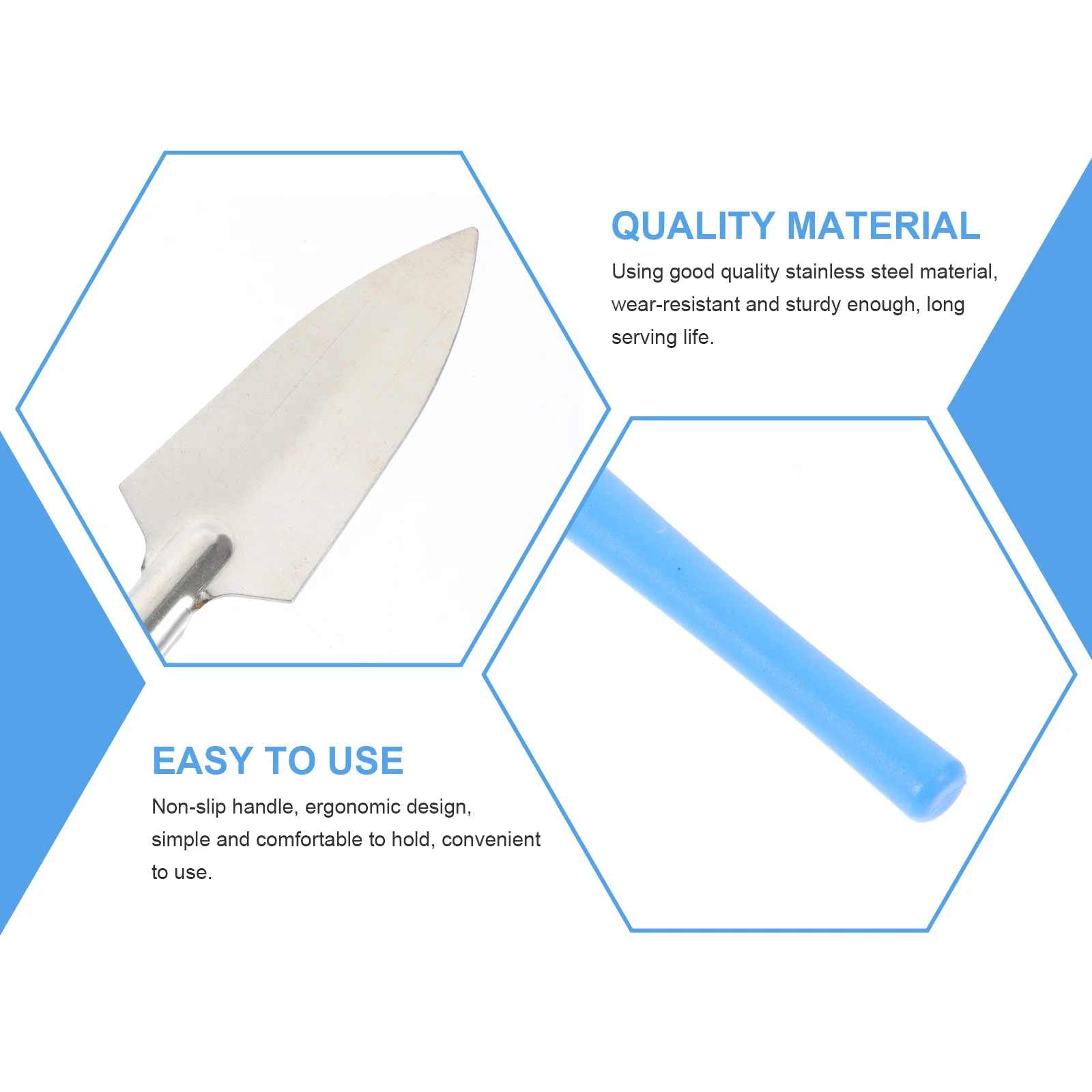 

3pcs Planting Shovels Set Stainless Steel Multi-Functional Garden Tools For Soil Loosening Transplanting Weeding Handheld Spades