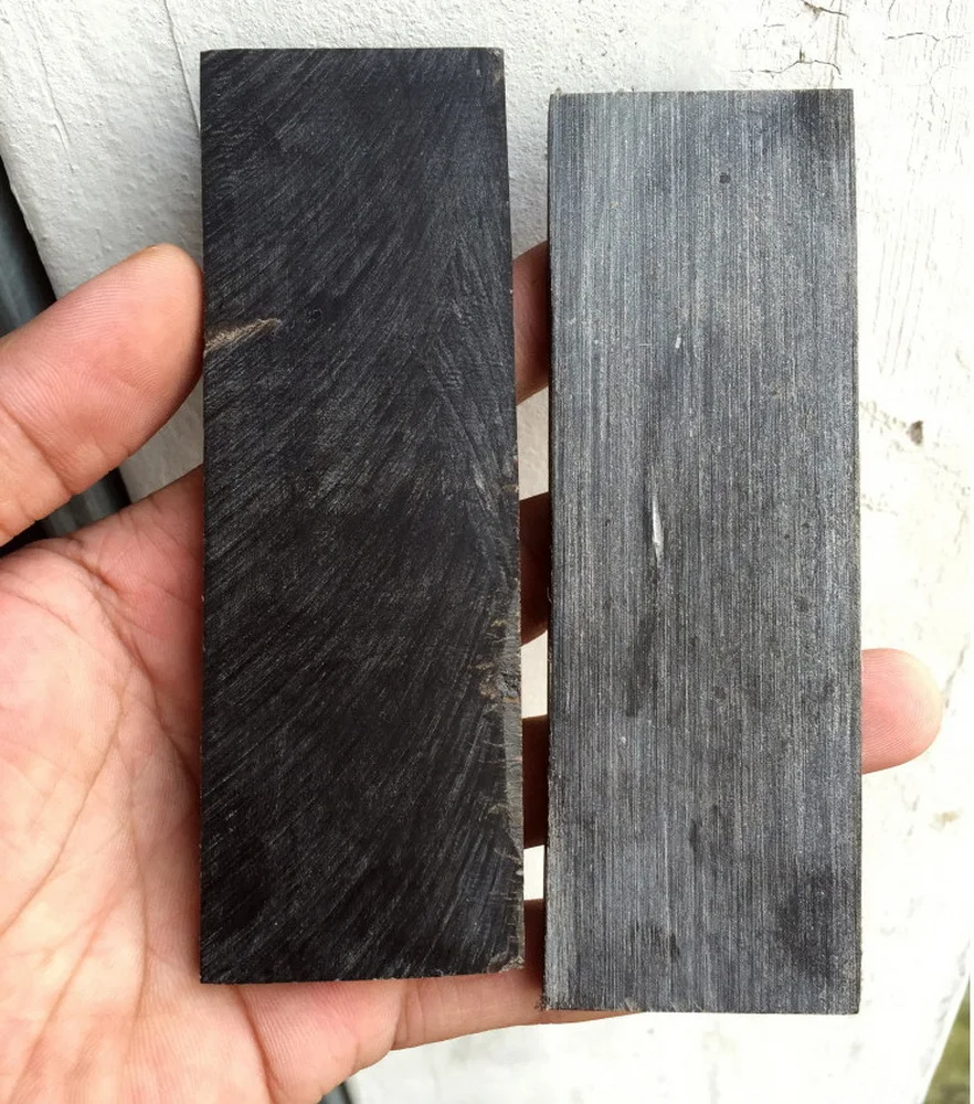 120x40x6mm Natural Water Ox Horn Sheet Knife Handle Inlay Plate Handmade Carving Accessories