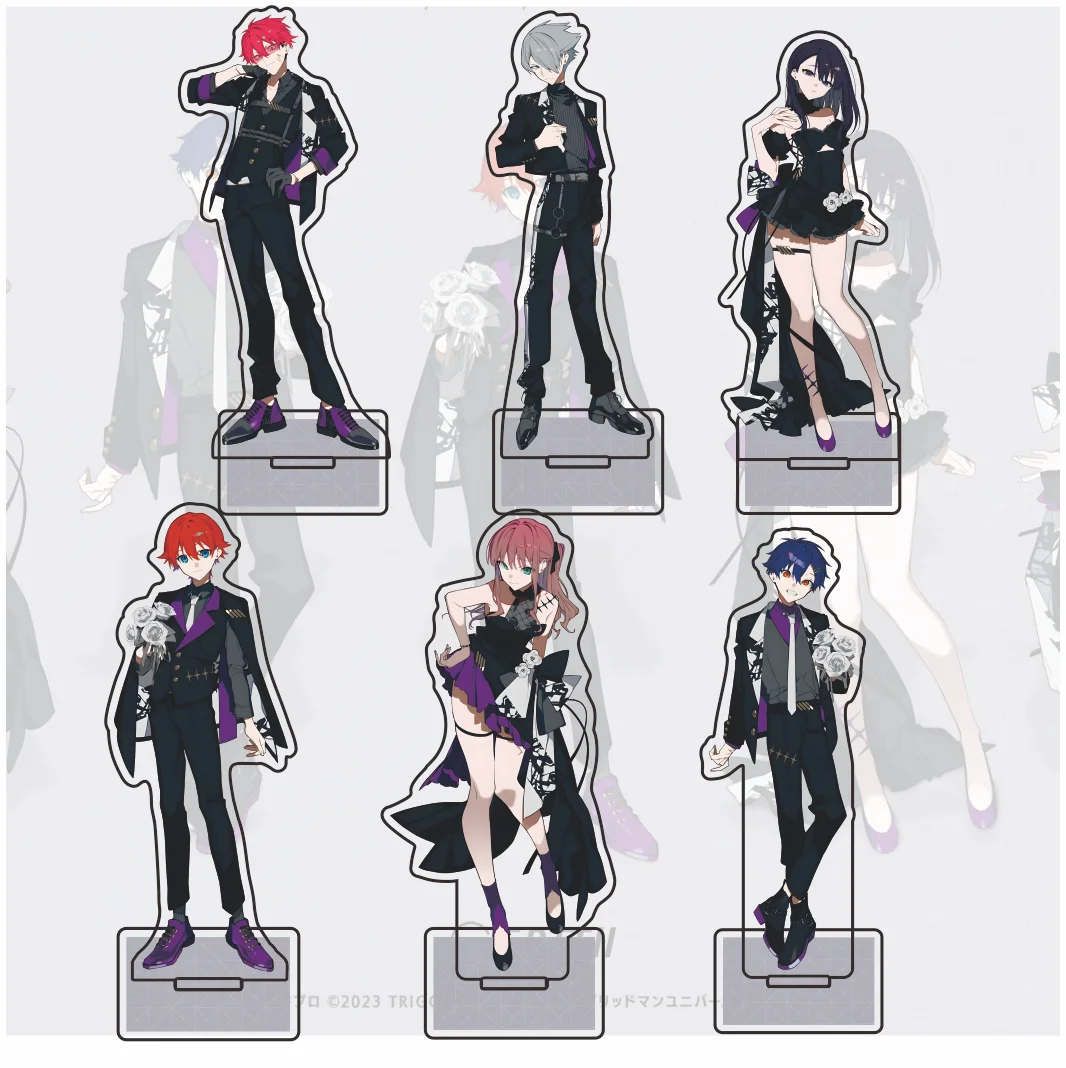 Acrylic Stand 15cm Key Chain Figure Fukuha Kurumi - Anime Desk Display Collectible Gift Collaboration between GRIDMAN UNIVERSE &