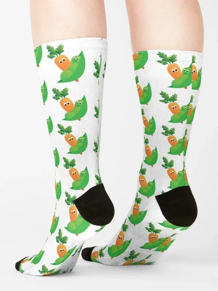 Peas & Carrots Socks hockey Novelties FASHION winter gifts Socks For Girls Men's
