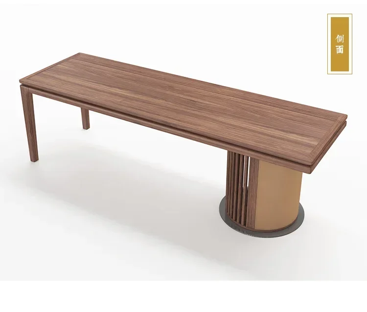 Wabi Sand Wind Simple Log Tea Table and  Reception Tea Table and Chair