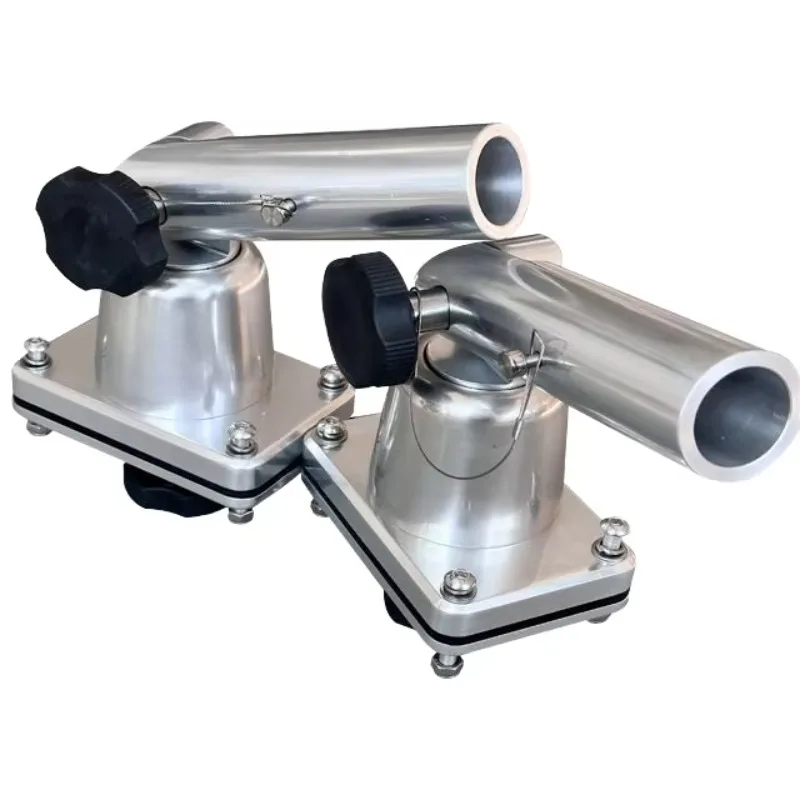 Aluminium Material Includes Base Outrigger Rod Pod Deck Mount for Boat Fishing Trolling Technique with Included