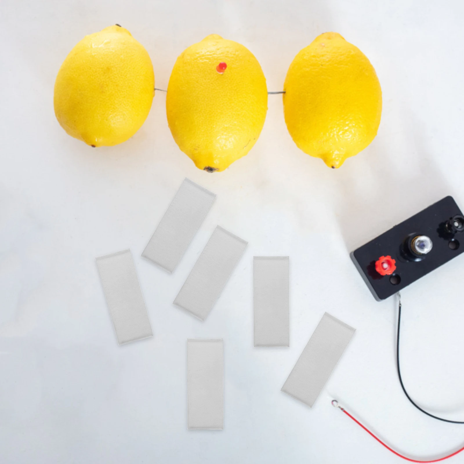 

10pcs Anode Strips Electroplating Experiment Supplies Replaceable Plates Fruit Making Sheets Anode Plate Replacement