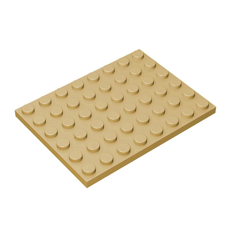10 Stück 3036 Platten 6x8 Bausteine Sammlerstücke Modulare GBC Spielzeuge für Technische MOC DIY Bauwerke Kompatibel – Detail 6