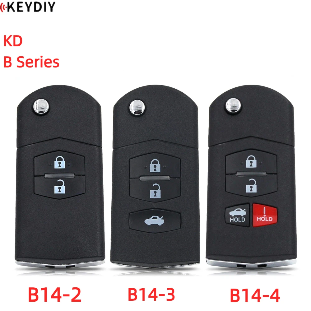 

B14-2 B14-3 B14-4 KEYDIY Universal Remote Control Smart Car Key Fob B-Series For KD900 KD900+ KD-X2 Mini KD KD-MAX
