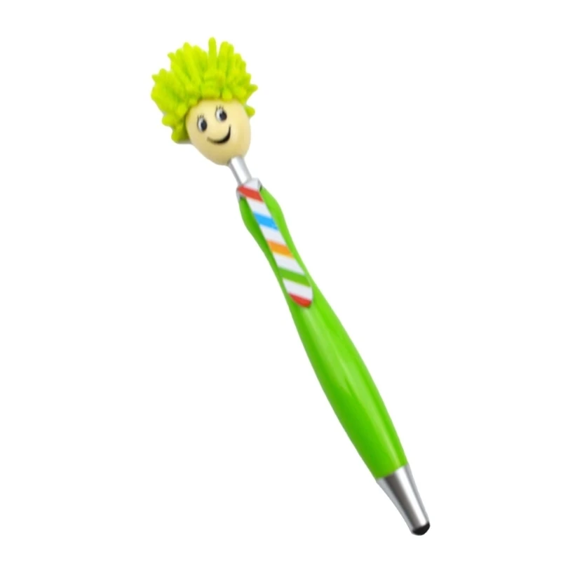 New for Thumbs Up Ballpoint Screen Cleaner Pens Hair Stationery for Touch Screen Phones Fashion Pre