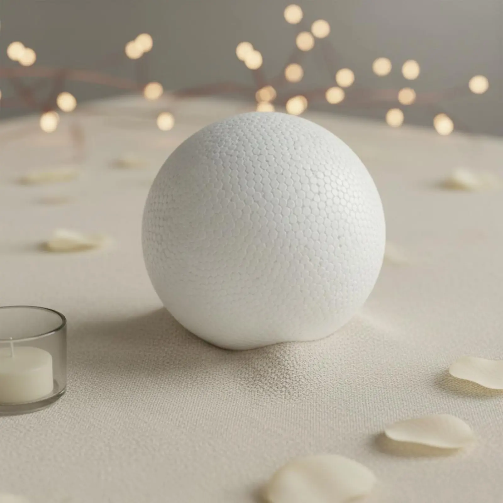 4 Inch Polystyrene Ball DIY White Foam Craft Ball Even Foam Sphere Easy to Paint Lightweight for Party Decor