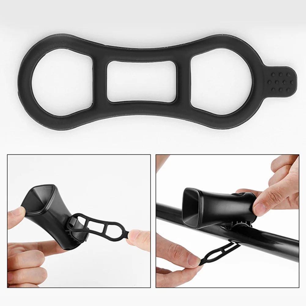 Elektronische Fahrradklingel, 120 dB, Fahrradhupe, lauter Fahrradlenker, Alarmring, 5 Klangmodi, Radfahren, Roller, Fahrradzubehör