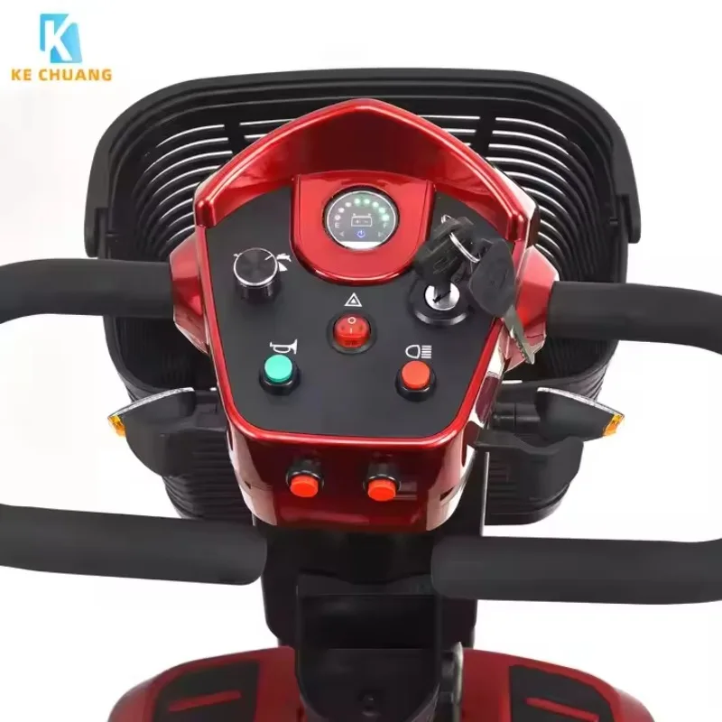 Latest 2025 Model Lightweight Max Loading 150kg Folding With Big Light Electric Mobility Scooter For Disabled