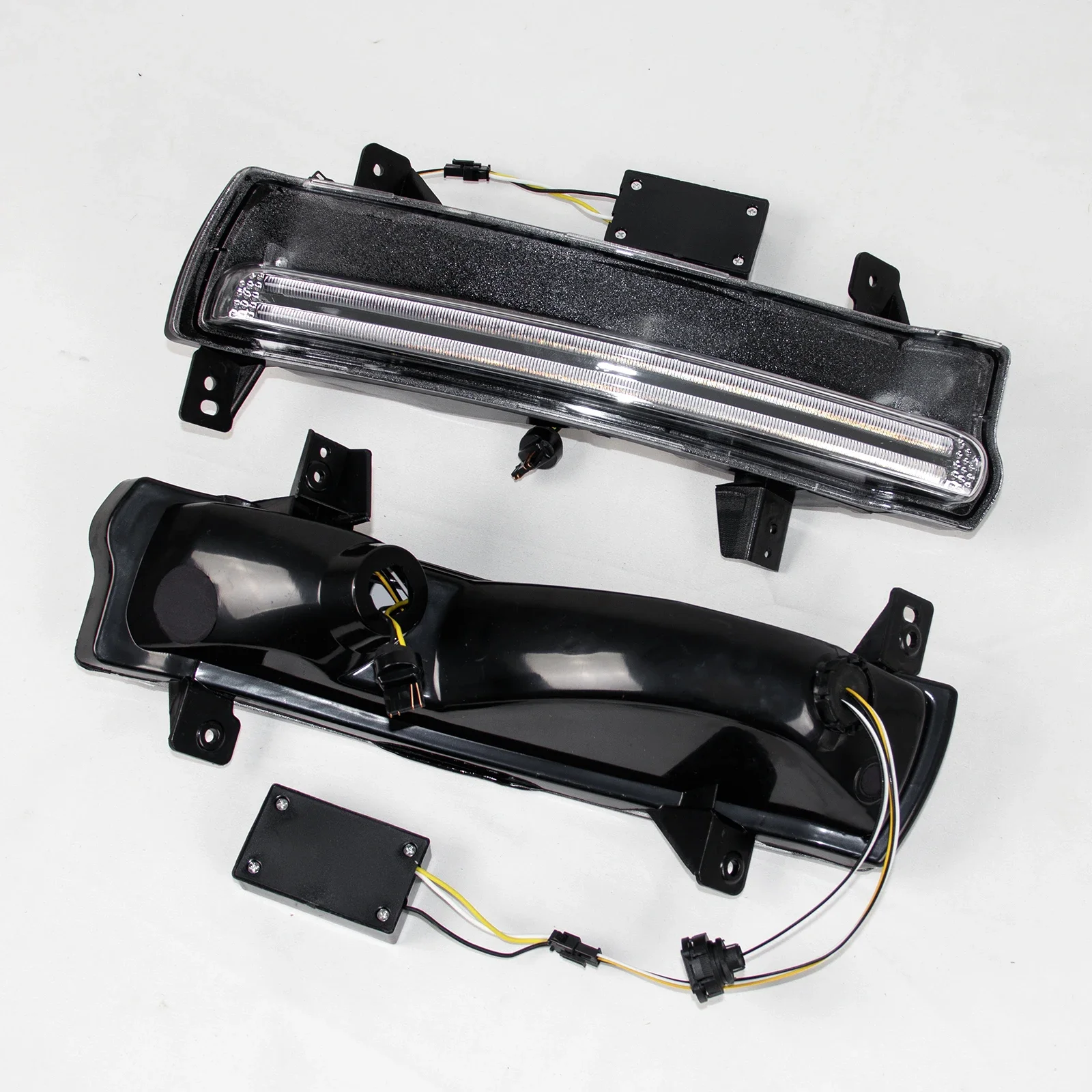 DRL For JEEP Compass 2011-2016 LED Daytime Running Lights Fog Lights Modification Decorative Lights Yellow Turn Signal Lamp detail image 2