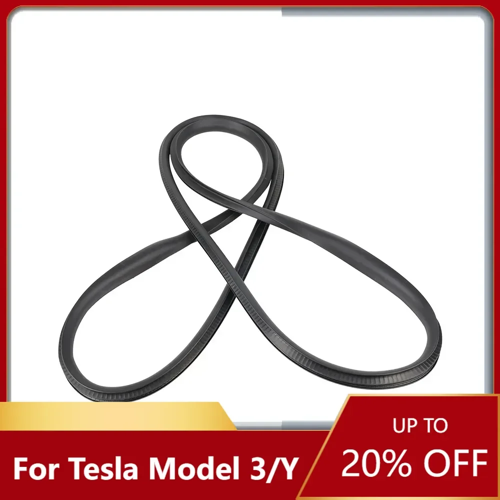 For Tesla Model 3 Model Y Body Seal Weatherstrip Front Rear Rubber Gasket 1497675-00-D Auto Parts Replacement