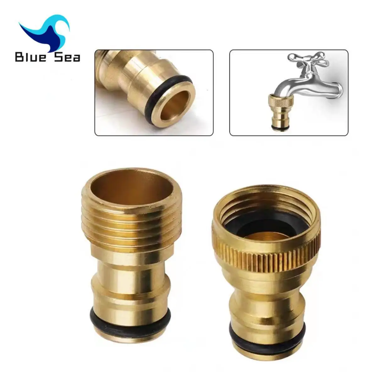 Thread Brass Quick Connector 1/2\