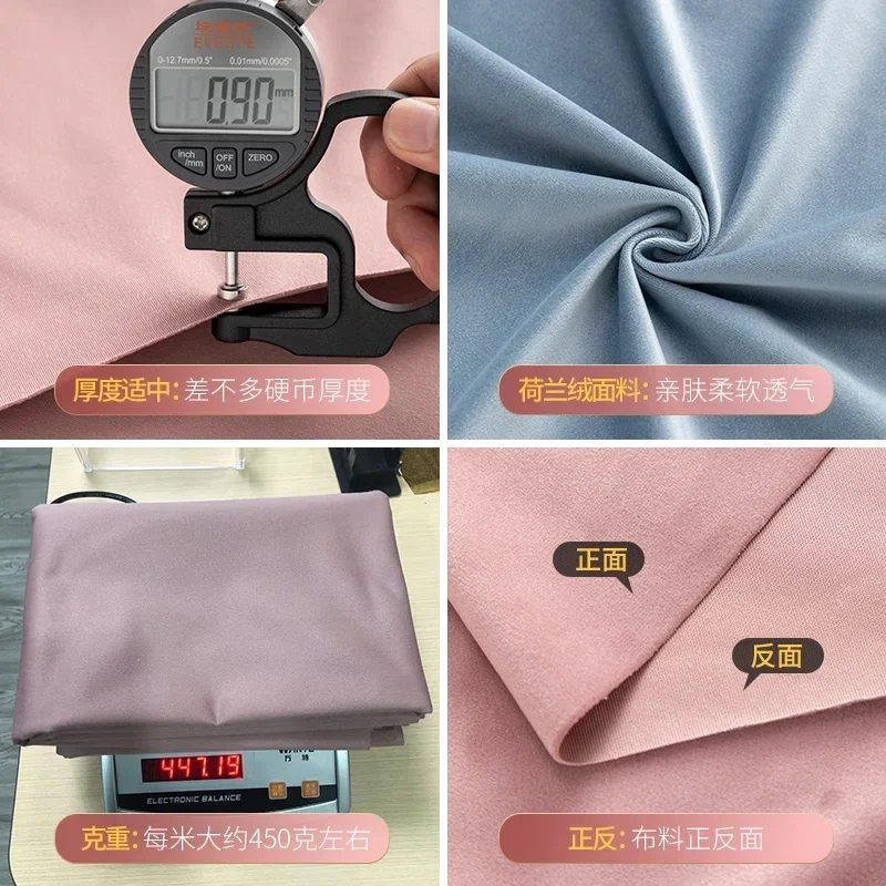 소파 커튼 베개에 사용되는 두꺼운 벨벳 원단, 식탁보, 홈 데코, DIY 의류, 폴리에스테르 벨벳 원단, 무료 배송
