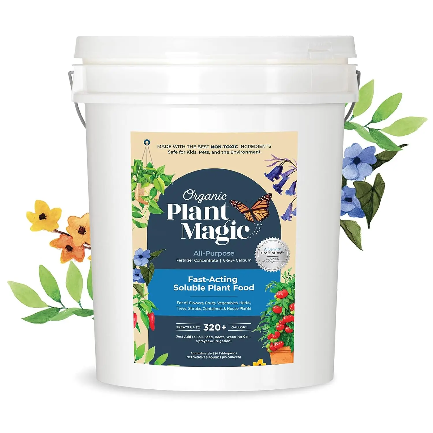 

Soluble Plant Food: All-Purpose Fertilizer Concentrate for All Flower Vegetable Herb Fruit Tree Shrub Container Garden