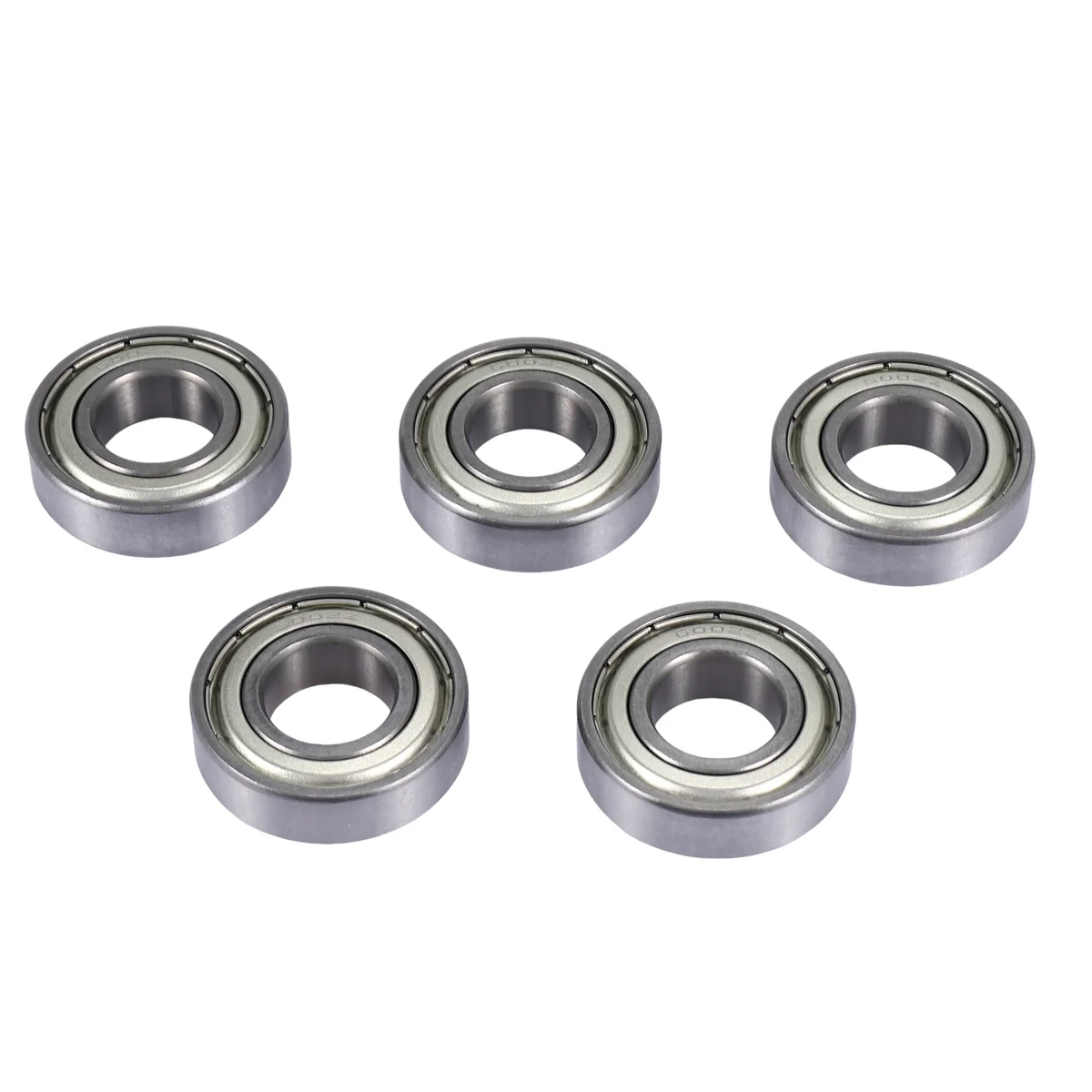 

ETRT 6002Z 15 x 32 x 9 mm shielded metal ball bearings 5 pcs, Silver