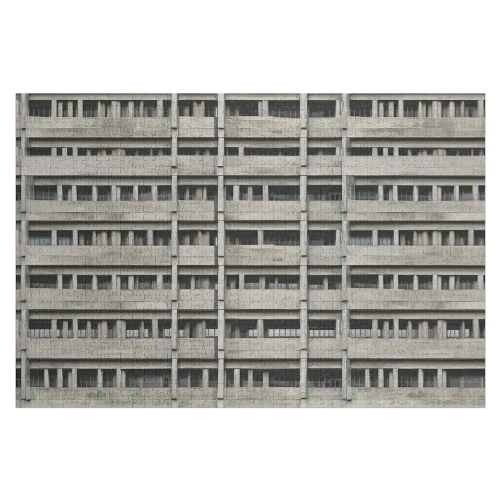 Concrete Brutalist Architecture Jigsaw Puzzle Customized Gifts For Kids Toddler Toys Wooden Jigsaws For Adults Puzzle