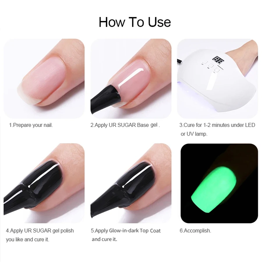 XEIJAYI 1PC 15ML 暗闇で光るジェルネイルポリッシュ - ホームサロンマニキュアと DIY 用の発光トップコート - 長持ちし耐久性があります