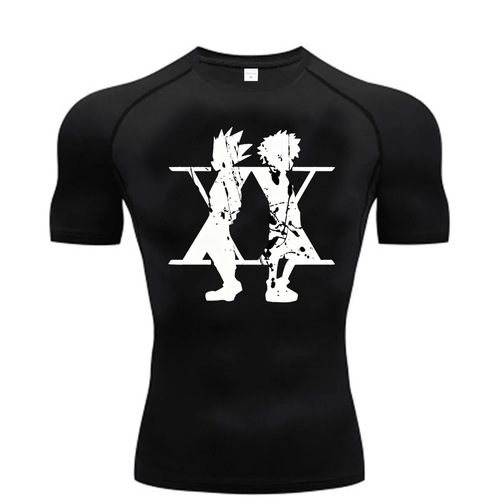 Hunter x Hunter tshirt Tracksuit Gym Fitness cheap cute grunge cutecore vintage summer jojifuku Psychedelic dollette anime