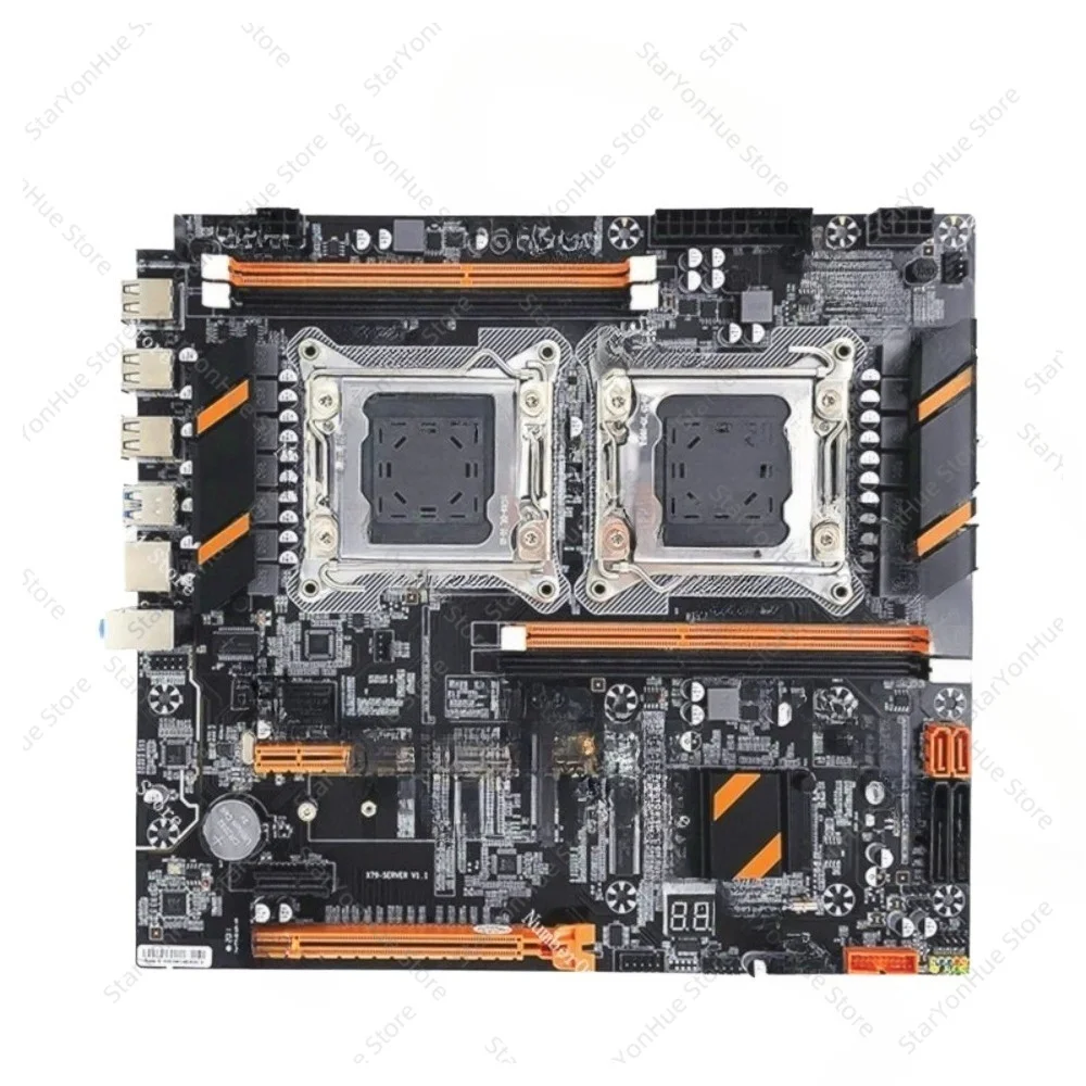 Brand New X79 Dual LGA2011 Motherboard CPU Combo Support DDR3 Server RAM Fit E5-2696 v2 E5-2680 v2 Processor view 4