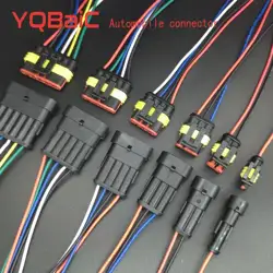 Quick waterproof connector AMP  1.5   1P 2P 3P 4P 5P 6P Automotive connector Male and female plug holder