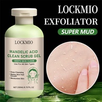 Mandelic Acid Clean Scrub Gel Gentle Exfoliator Dead Smooth Skin Care Product Deep Clean Scrub Improve Facial Texture Appearance