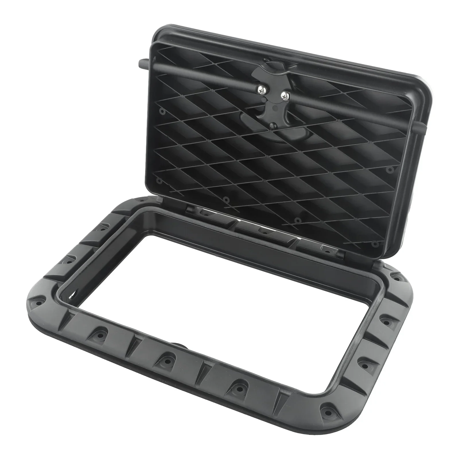 

Square Hatch Marine Deck Plate Pull Out Replacement Round Latch Boat Canoe Handle Part 35*25cm