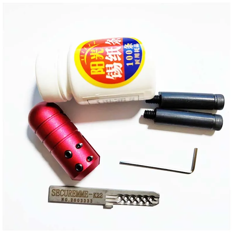 Hot Tin Folie Tool TinFoil SEQUENCE K22 SEQUENCE-K22 Safe Lock Pick Set Euro Europese Lock Opener Slotenmaker Gereedschap