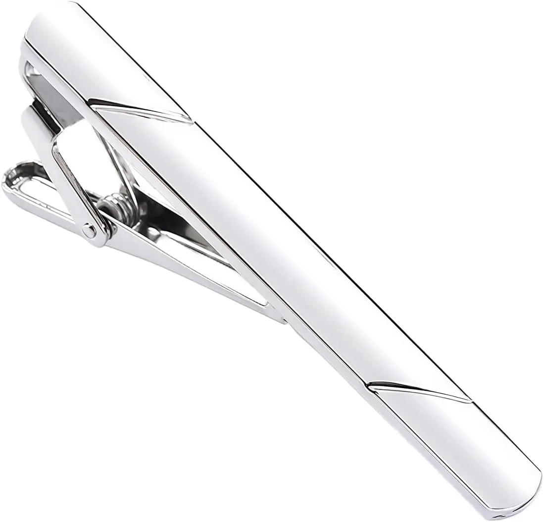 

Stainless Steel Tie Clip Minimalist Necktie Bar for Men Business Wedding