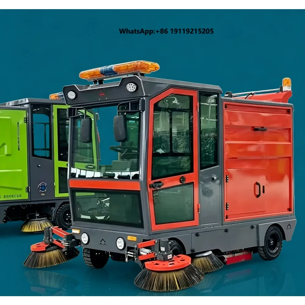 Multifunctional Garden and Road Sweeper Machine for Yard Lawn Pathway Cleaning and Fallen Leaves Collection Work