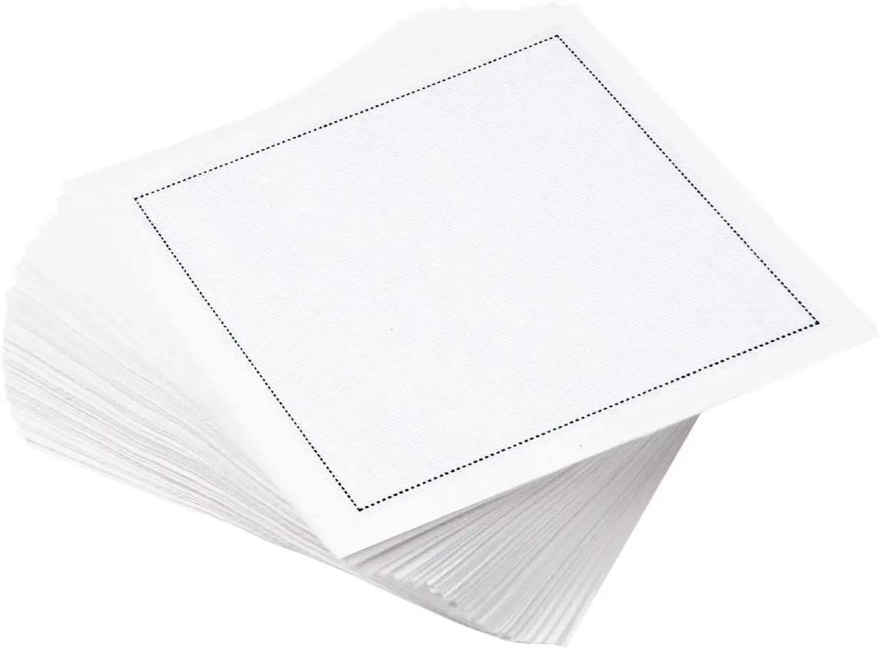 50pcs Cotton Cocktail Napkins, Beverage Napkin, Bar Napkin, Party Napkins, Small Napkins, Napkins for Events, Holidays, Weddings