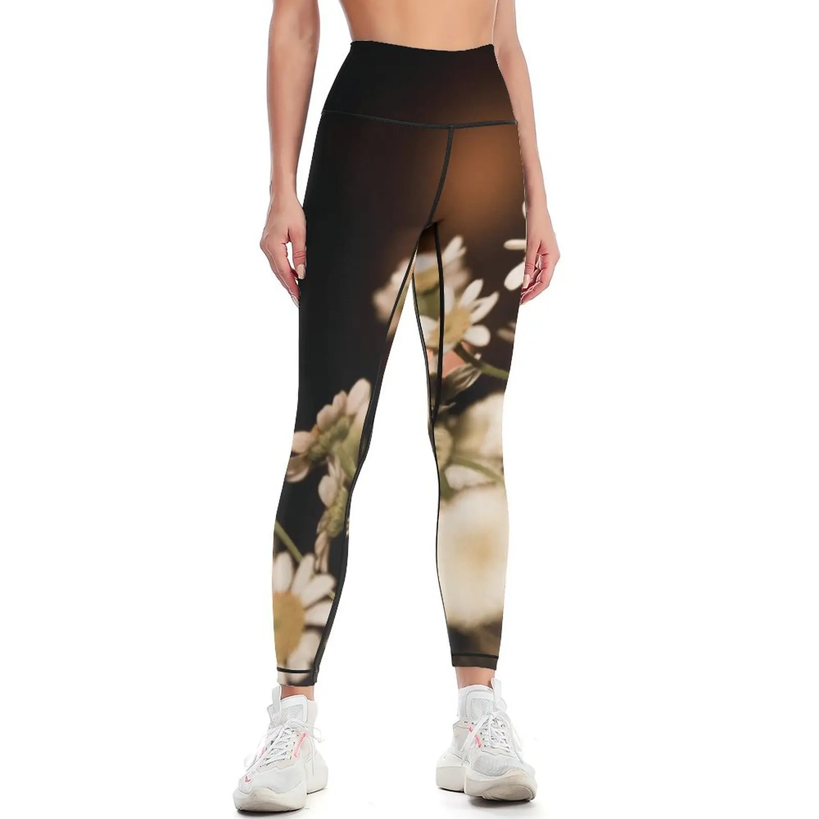 Dark Lil Daisies Leggings for physical Women's sports legging push up Womens Leggings