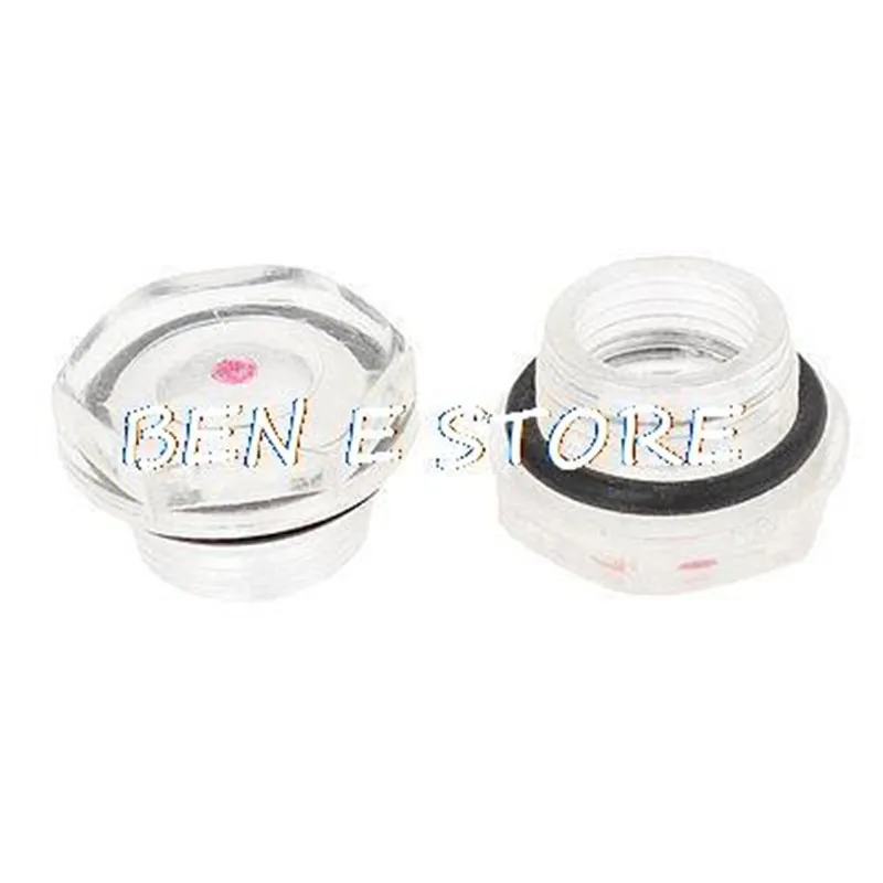 Air Compressor Parts Screw Type 20mm Threaded Oil Level Sight Glass
