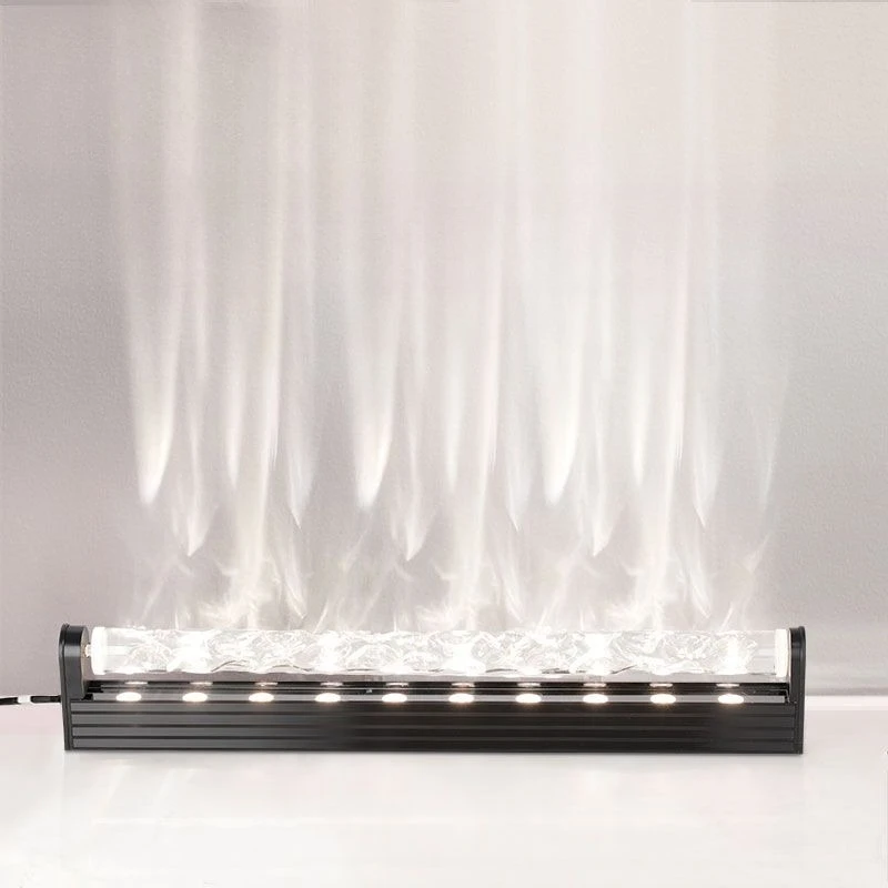 

3D-светильник с динамическими водными волнами, светильник с эффектом водной ряби, декоративное освещение для гостиной, коммерческих помещений, караоке-баров.