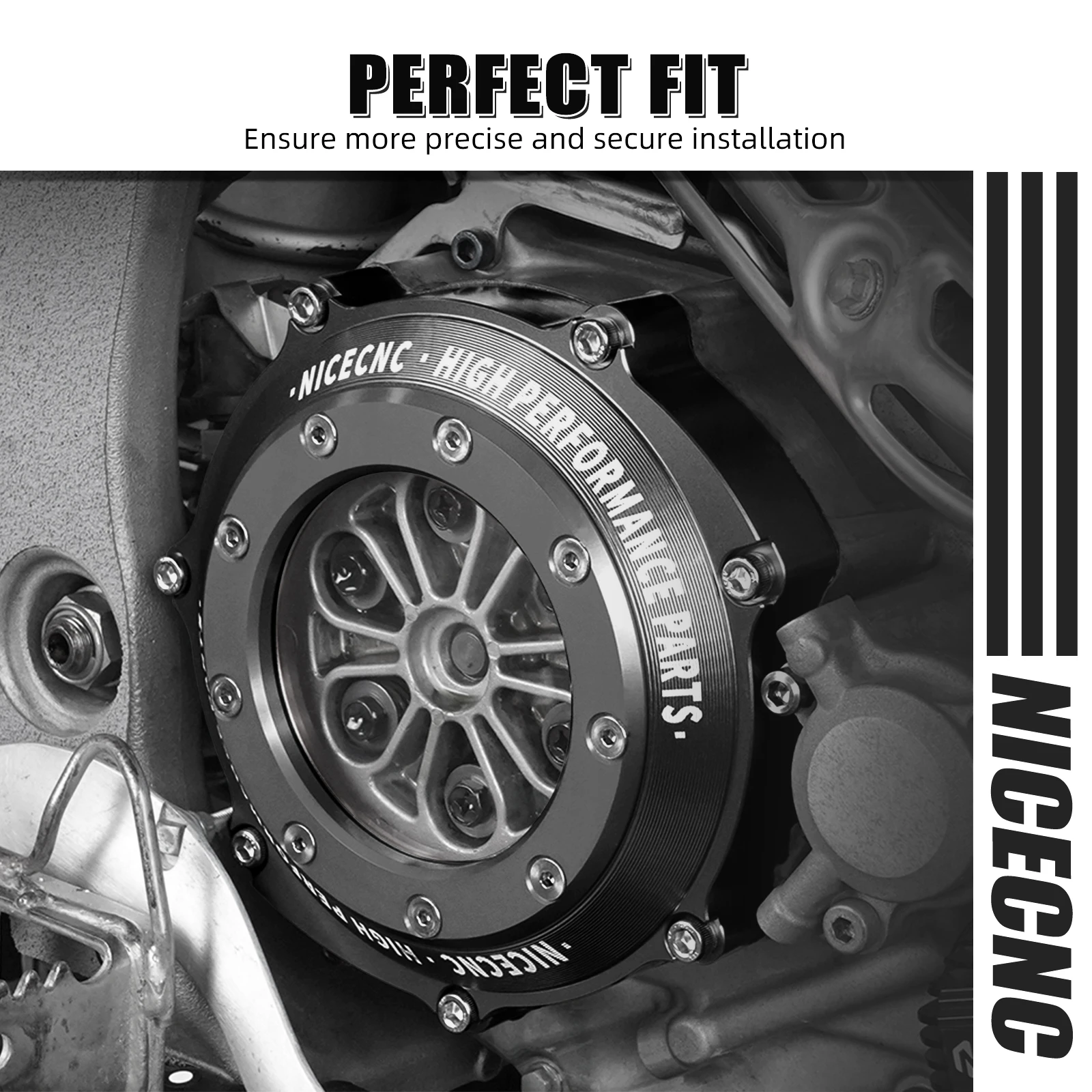 NICECNC Für Yamaha YFZ450R 2009-2023 ATV Motor Klare Kupplungsabdeckung Schutzabdeckung Für Yamaha YFZ450 2006-2009 – Detail 12