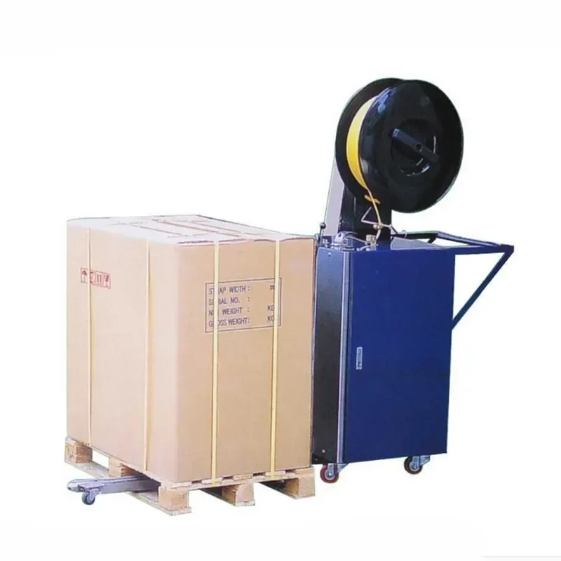 

Side Seal Semi Automated Cartoon Pp Belt Machine Full Automatic Strapping Machine