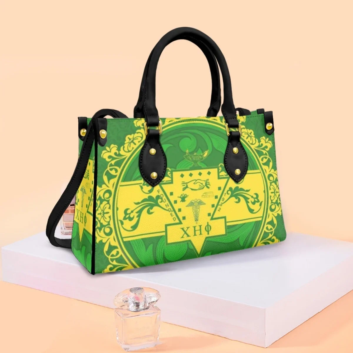 Chi Eta Phi Sorority Designer Girls Shoulder Tote Bag New Outdoor Trend Top Handle Gift Cross Body Bags Female 2023 Bolsos Mujer