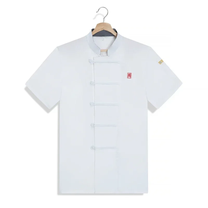 コーヒーショップシェフ制服ホテルスタッフ作業服男性フードサービスウェイター制服レストランキッチン作業服ケータリングジャケット