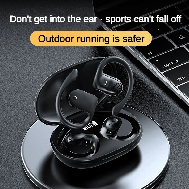 BL16 Bone Conduction Bluetooth 5.3 Earphone TWS Wireless Sport Headphones HiFi Stereo Headset Noise Reduction Earbuds Sports