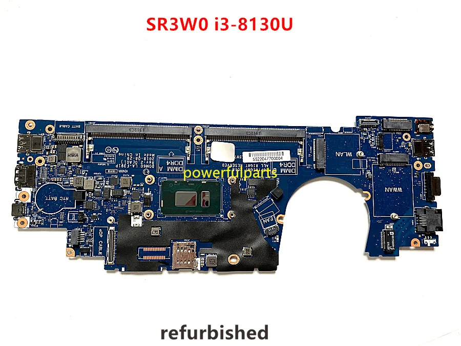 

Refurbished for dell latitude 5290 motherboard with i3-8130u cpu 02723N CN-02723N DDM60 LA-F391P tested well